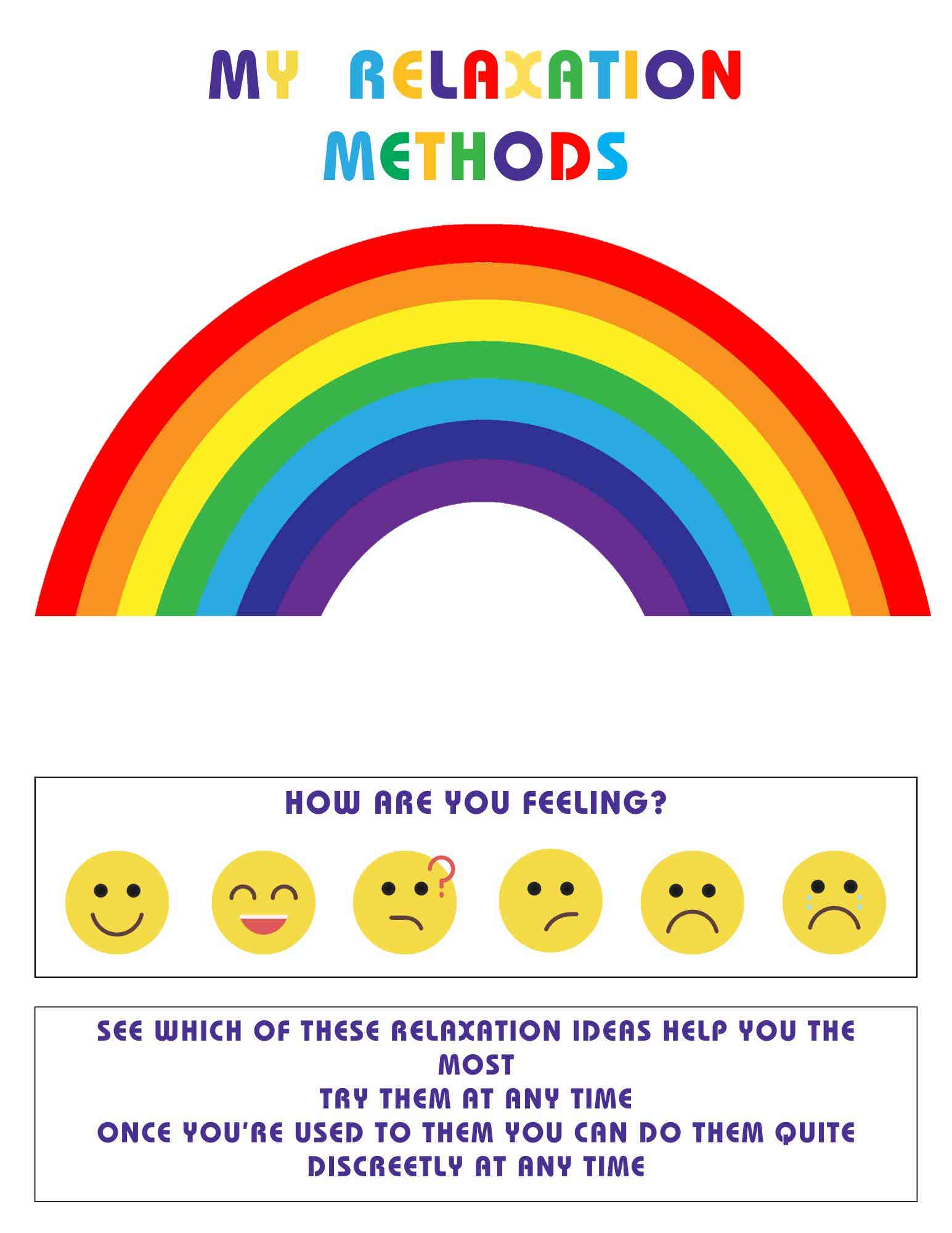 Rainbow Relaxation Book Breathing Techniques
