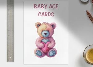 Baby Age Milestone Cards