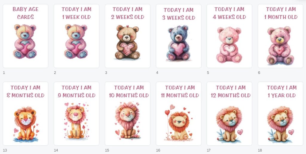 From 1 week to 1 year 