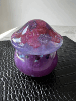 Purple Mushroom Trinket Pot