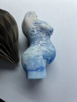 Jesmonite Pregnant Woman Bust – Elegant, Serene & Symbolic