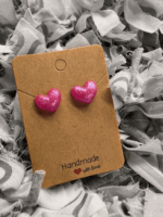Handmade Resin Stud Earrings – Unique, Lightweight & Eye-Catching